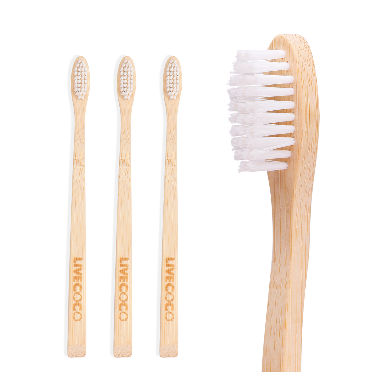 Kit Igiene Orale al Carbone Attivo LiveCoco – Polvere + Spazzolini