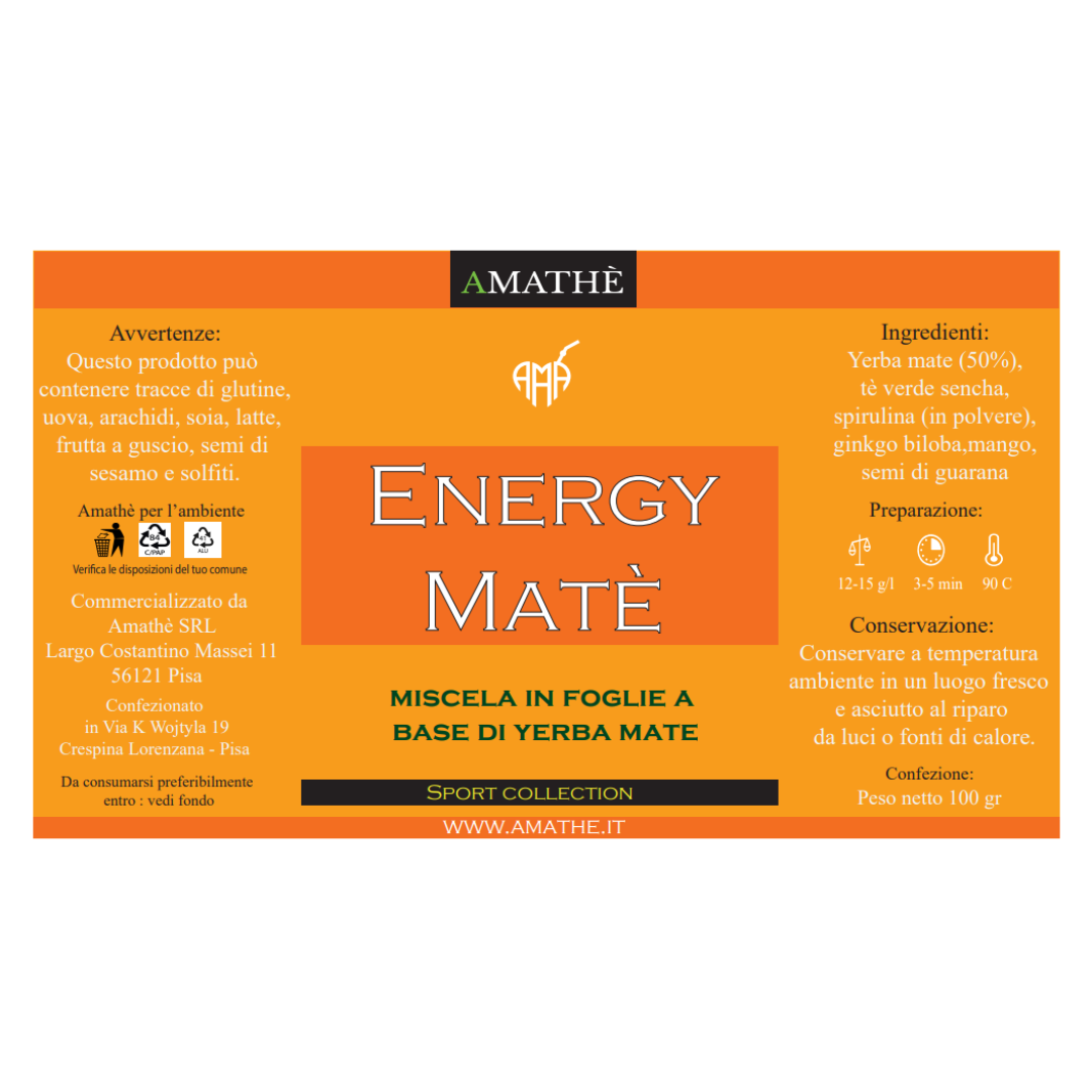 Energy Matè – Infuso Funzionale alla Yerba Mate