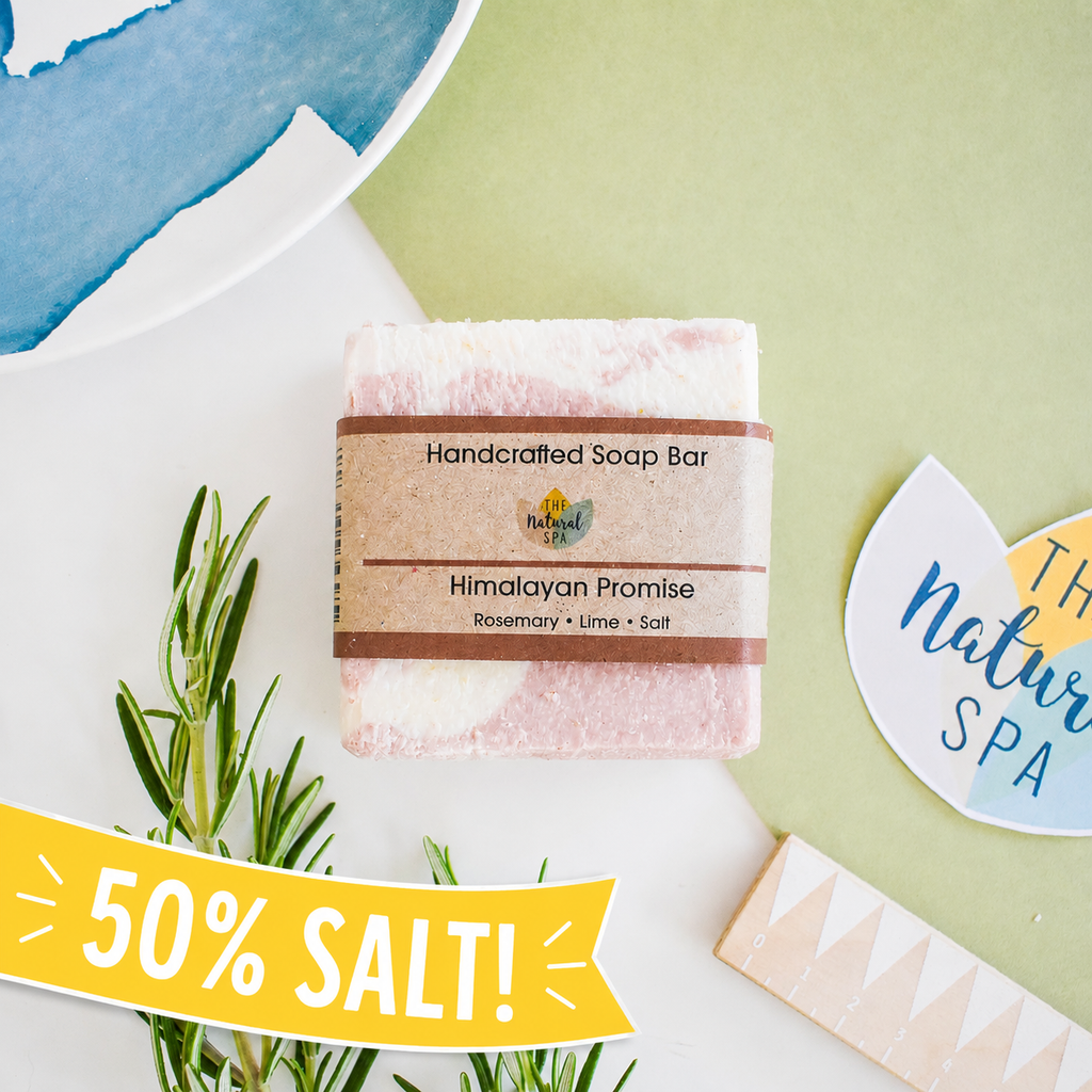 Sapone Artigianale al Rosmarino e Sale Rosa dell’Himalaya