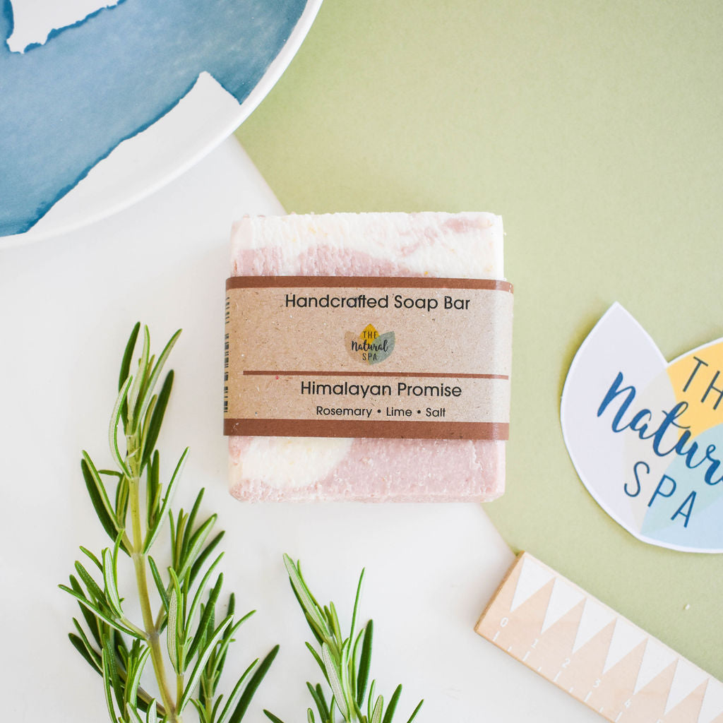 Sapone Artigianale al Rosmarino e Sale Rosa dell’Himalaya