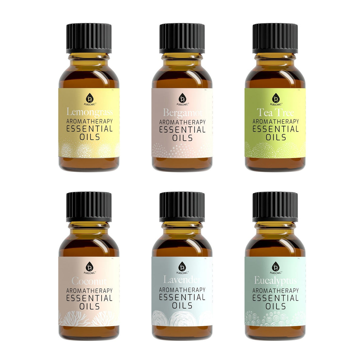 Set Regalo Oli Essenziali Pursonic – Collezione Aromaterapia