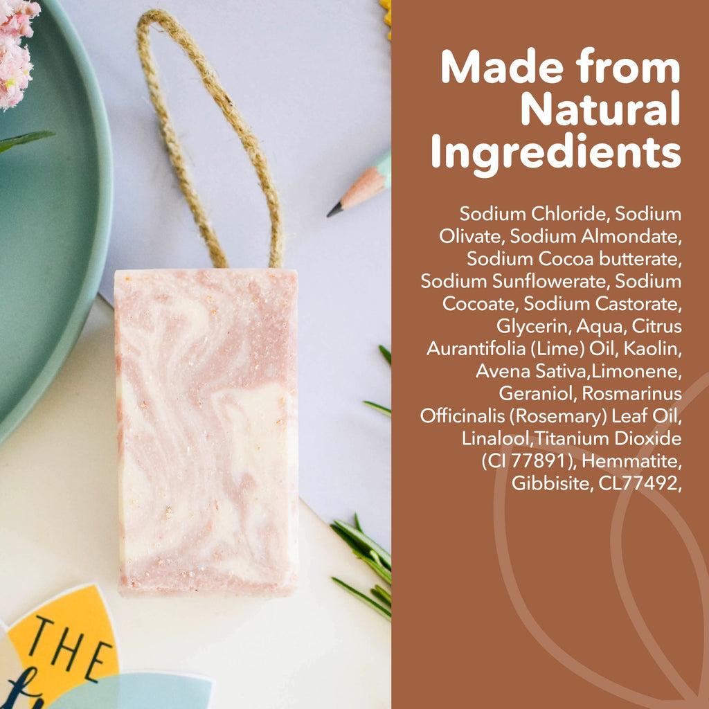 Sapone Artigianale al Rosmarino e Sale Rosa dell’Himalaya