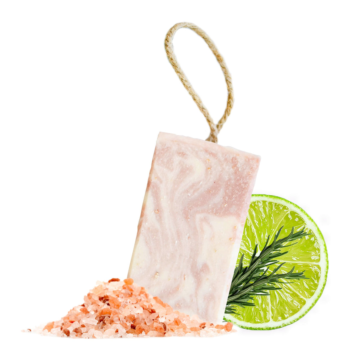 Sapone Artigianale al Rosmarino e Sale Rosa dell’Himalaya