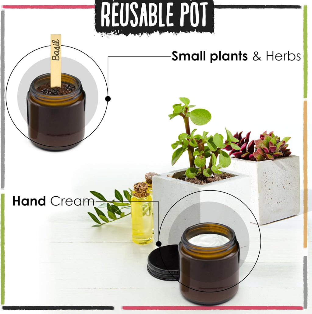 Trio di Candele Naturali in Cera di Soia – Lavanda, Menta & Salvia